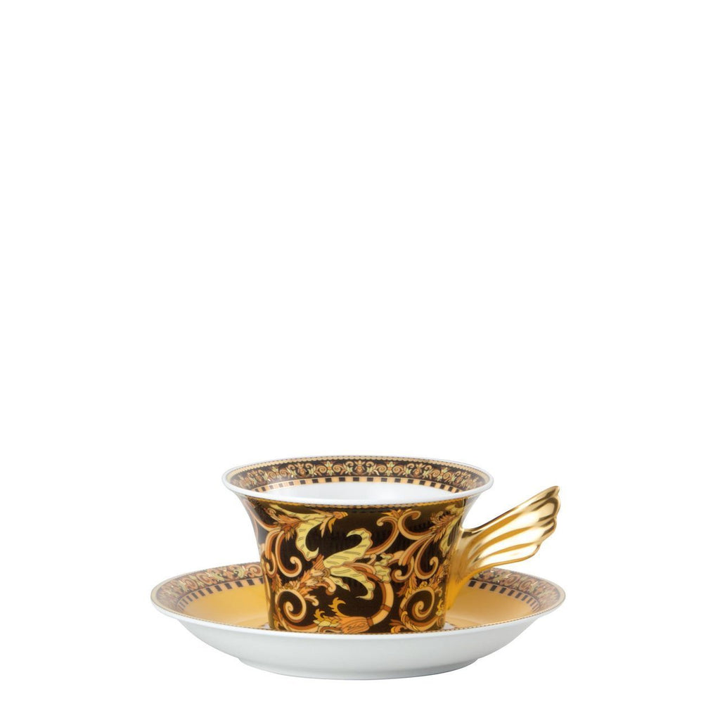 Versace Barocco Tea Cup & Saucer 6.25 inch 7 ounce 19300-409606-14640