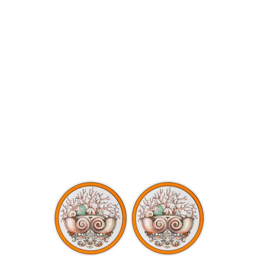 Versace Etoiles De La Mer Coasters Porcelain set of two 14214-403647-29151