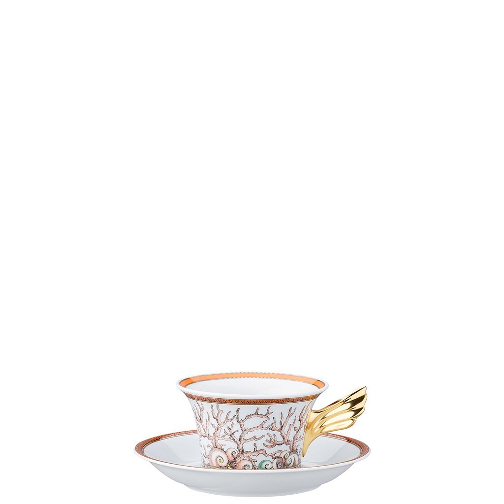 Versace Etoiles De La Mer 25 Years Tea Cup & Tea Saucer 19300-403647-28599