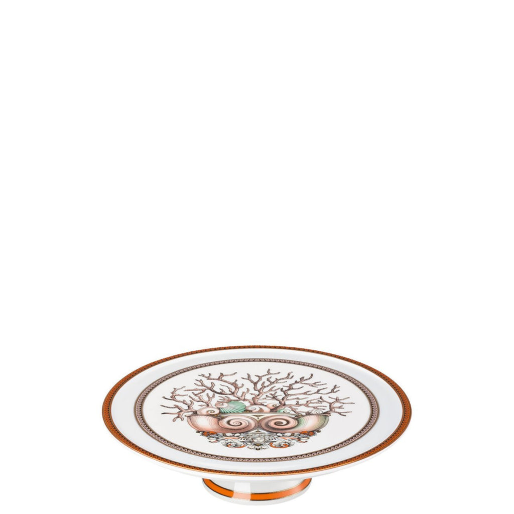 Versace Etoiles De La Mer Footed Platter 8.25 inch 19315-403647-12825