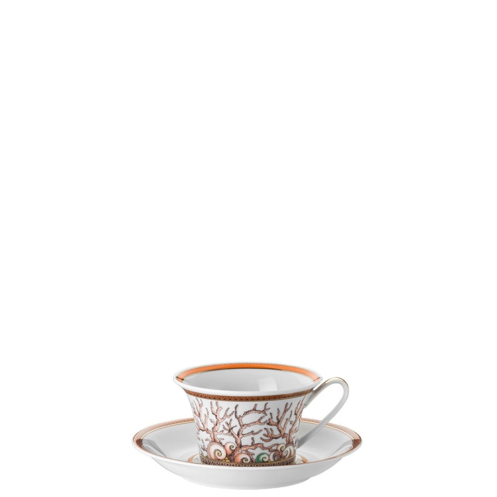 Versace Etoiles De La Mer Tea Cup & Saucer 6.25 inch 7 ounce 19325-403647-14640