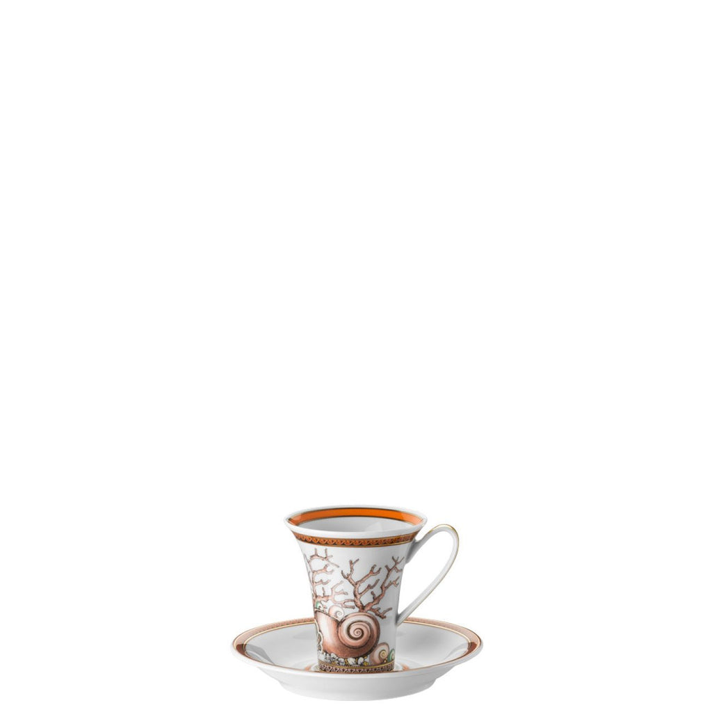 Versace Etoiles De La Mer Espresso Cup & Saucer 5 inch 3 ounce 19325-403647-14720