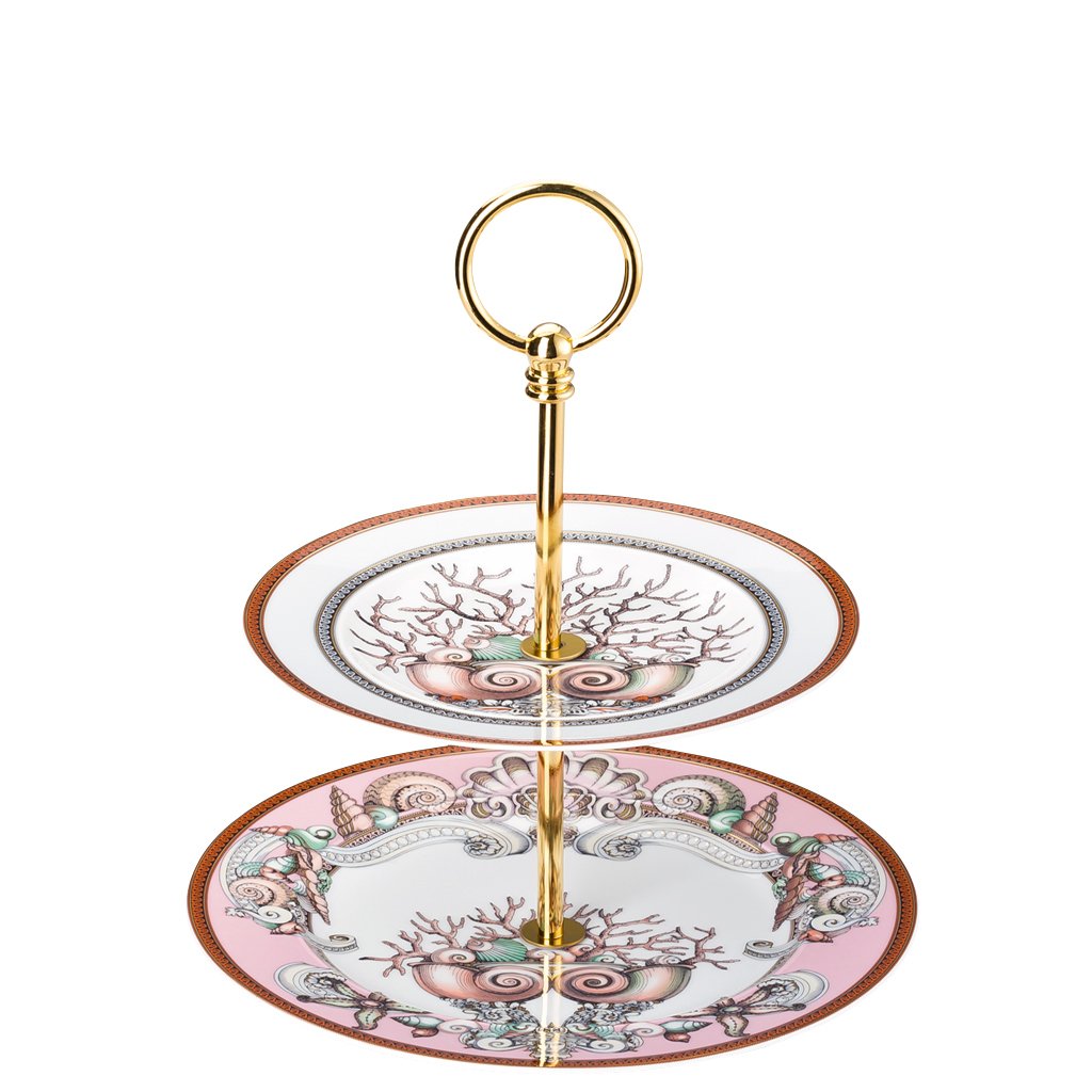 Versace Etoiles De La Mer Etagere small 2 tiers 7 x 8.5 inch 19325-403647-25316