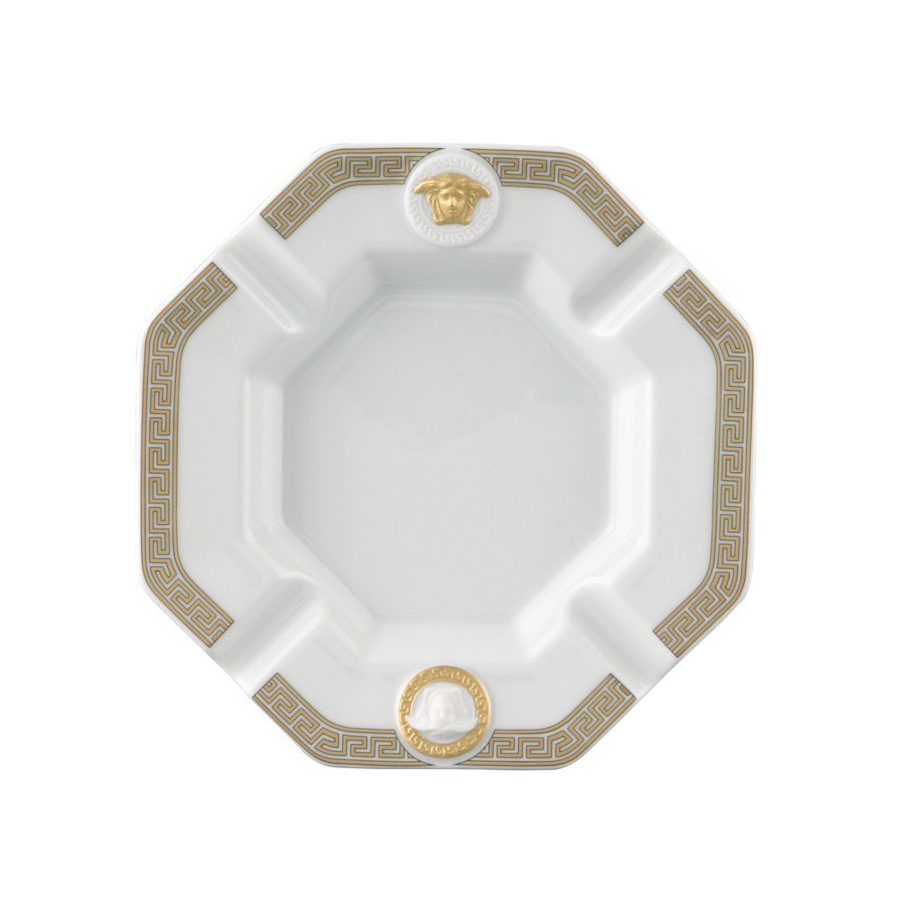Versace Gorgona Ashtray Porcelain 5.5 inch 14095-102845-27233