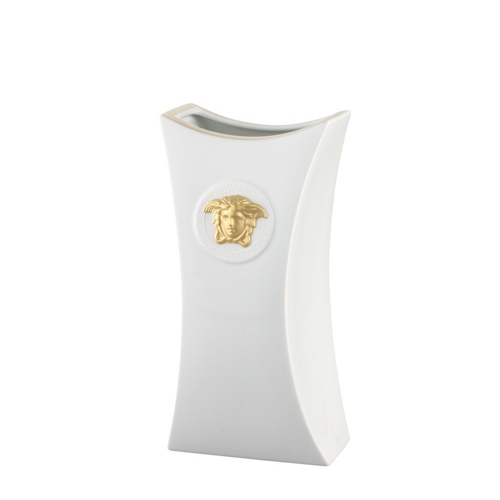 Versace Gorgona Vase Porcelain 9.5 inch 14099-102845-26024