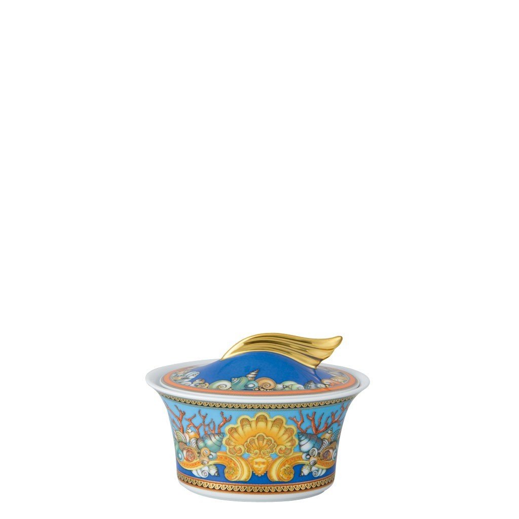 Versace La Mer Sugar Bowl Covered 7 ounce 19300-409608-14330