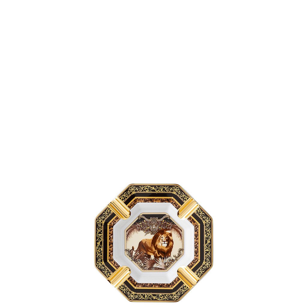 Versace La Regne Animal Ashtray William Lion 5.5 inch 14096-403667-27233