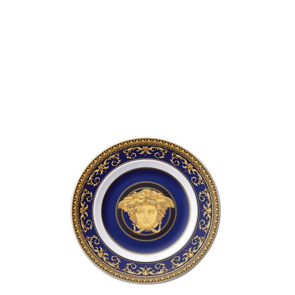 Versace Medusa Blue Bread & Butter Plate 7 inch 19325-409620-10218