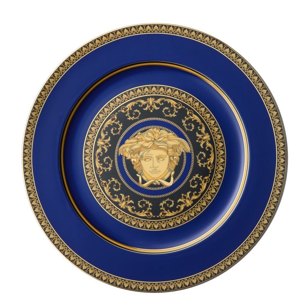 Versace Medusa Blue Service Plate 12 inch 19325-409620-10230