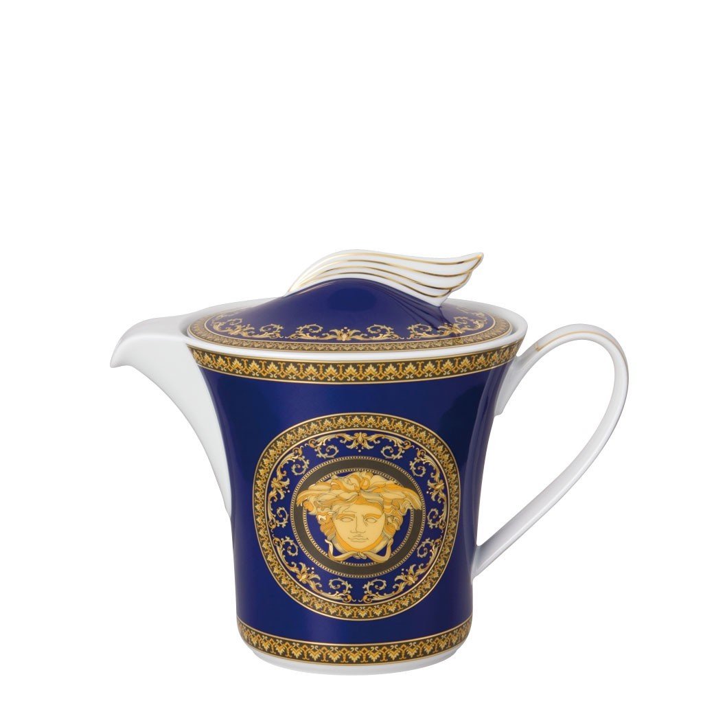 Versace Medusa Blue Tea Pot 43 ounce 19325-409620-14230