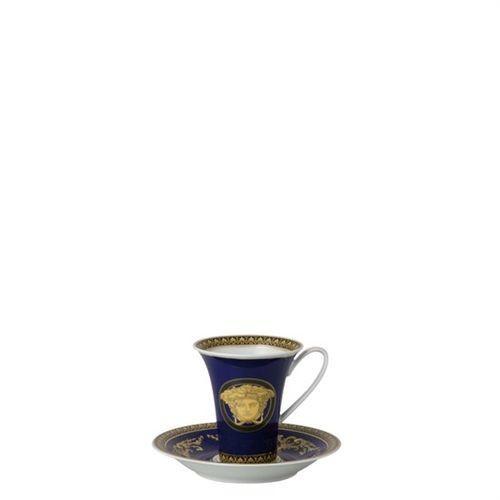 Versace Medusa Blue Saucer High 6 inch 19325-409620-14741