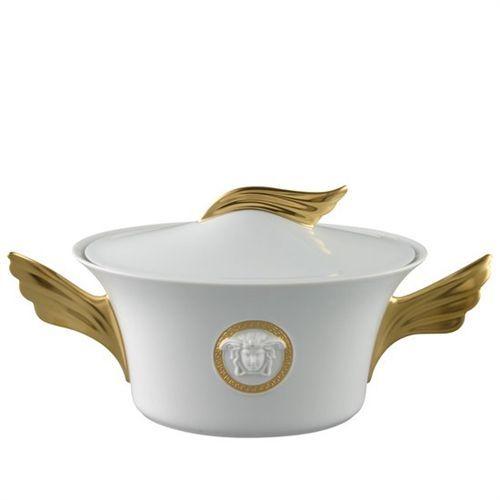 Versace Medusa D Or Vegetable Bowl Covered 54 ounce 19300-409950-11320