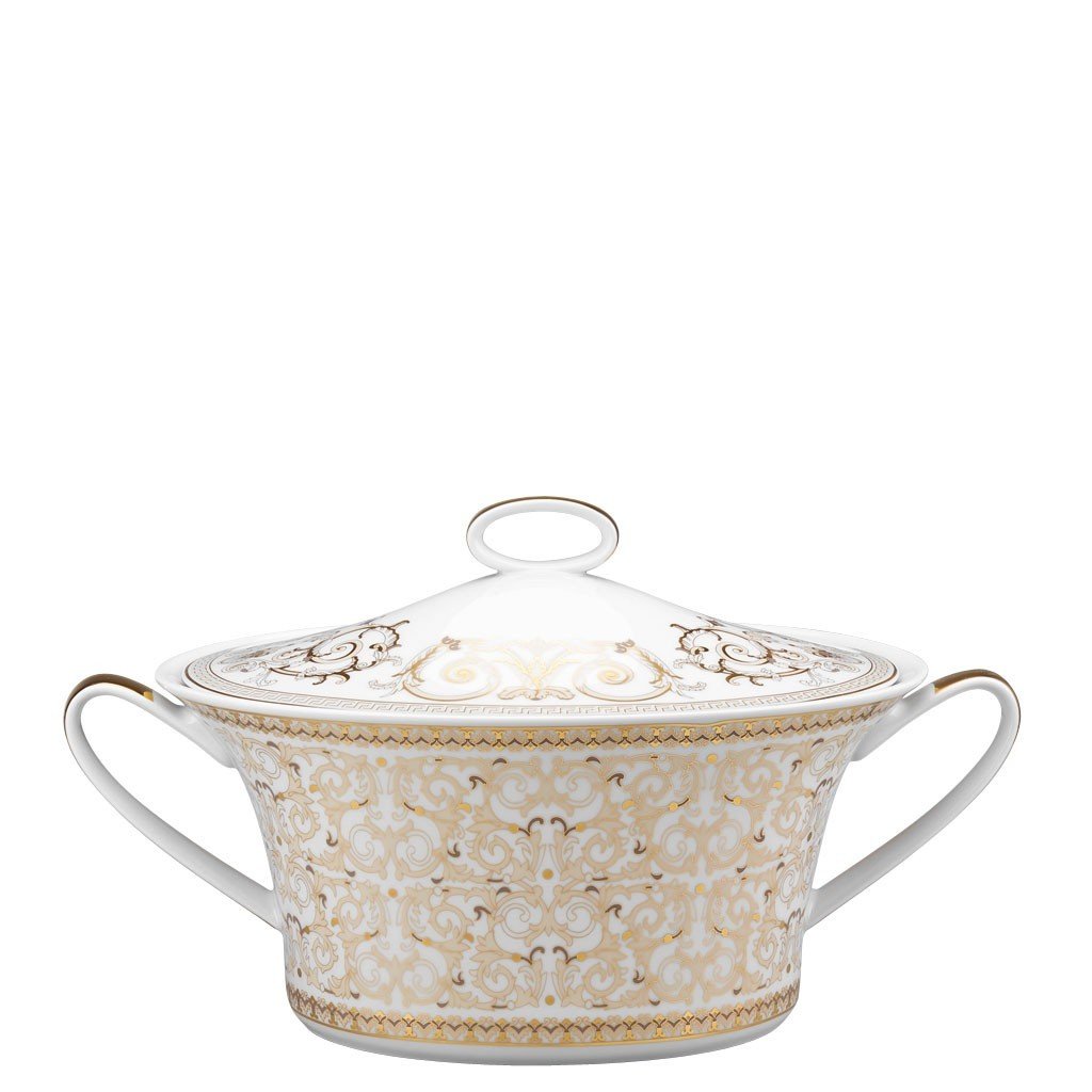 Versace Medusa Gala Vegetable Bowl Covered 54 ounce 10490-403635-11320