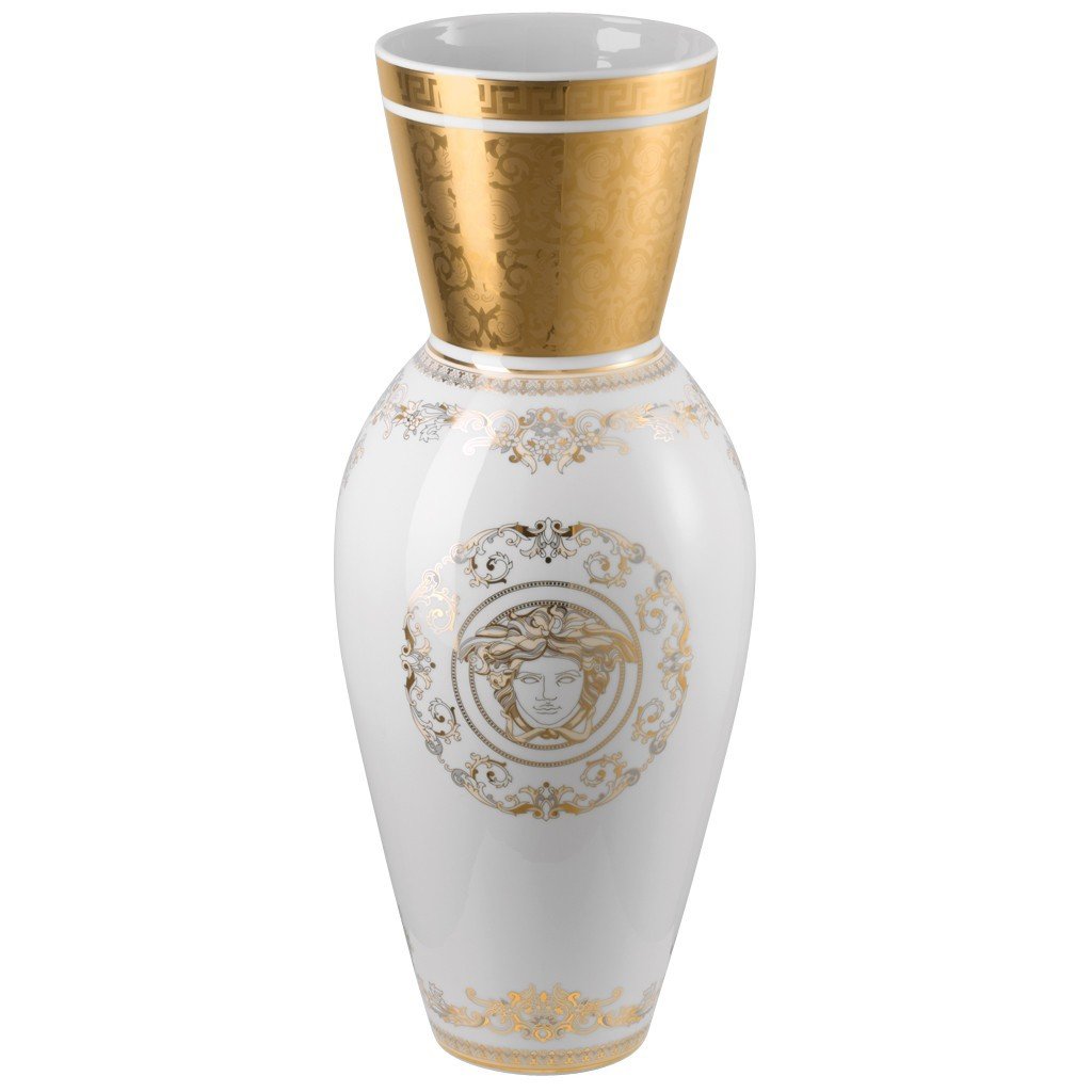 Versace Medusa Gala Gold Vase Porcelain 29.5 inch 14412-403636-26075