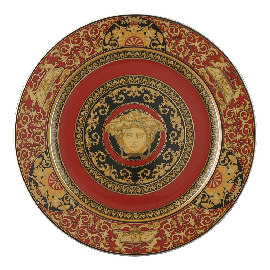 Versace Medusa Red Service Plate 12 inch 19300-409605-10230