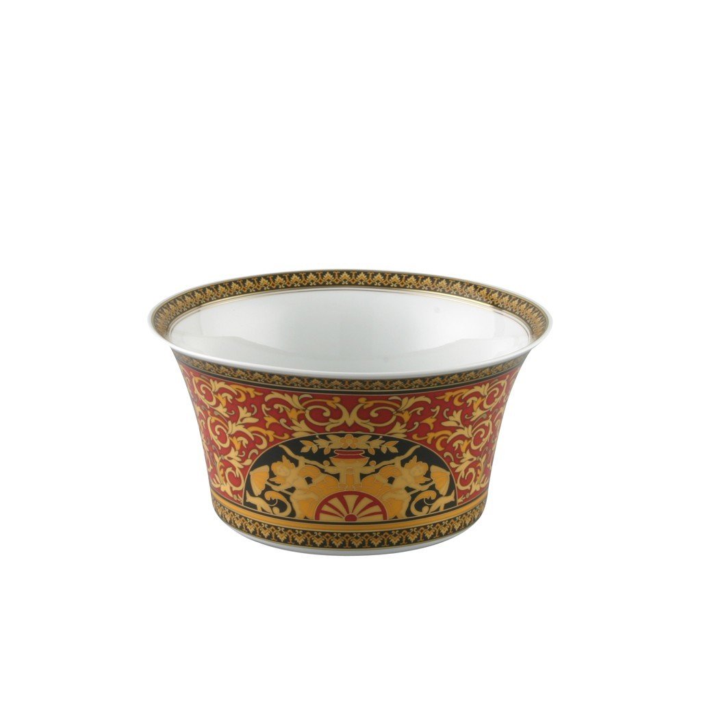 Versace Medusa Red Vegetable Bowl Open 8 inch 56 ounce 19300-409605-13120