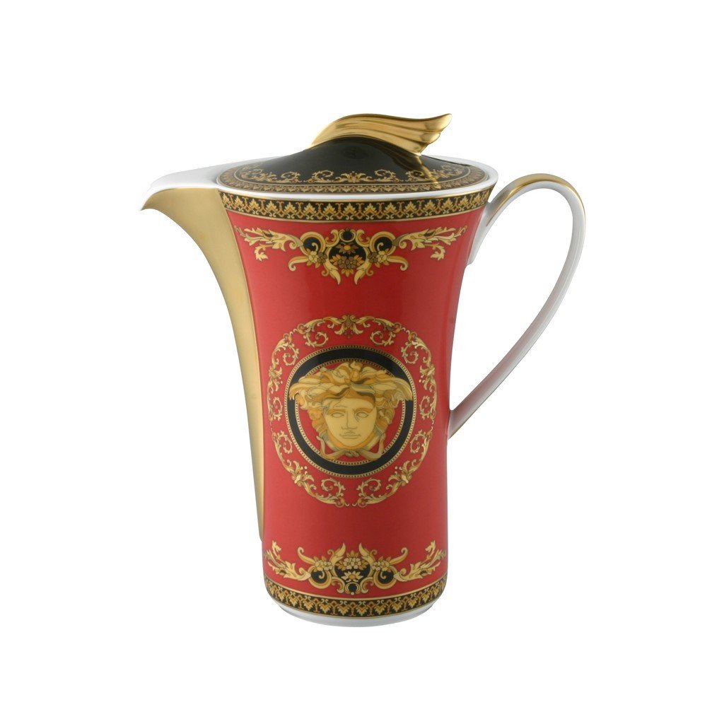 Versace Medusa Red Coffee Pot 40 ounce 19300-409605-14030