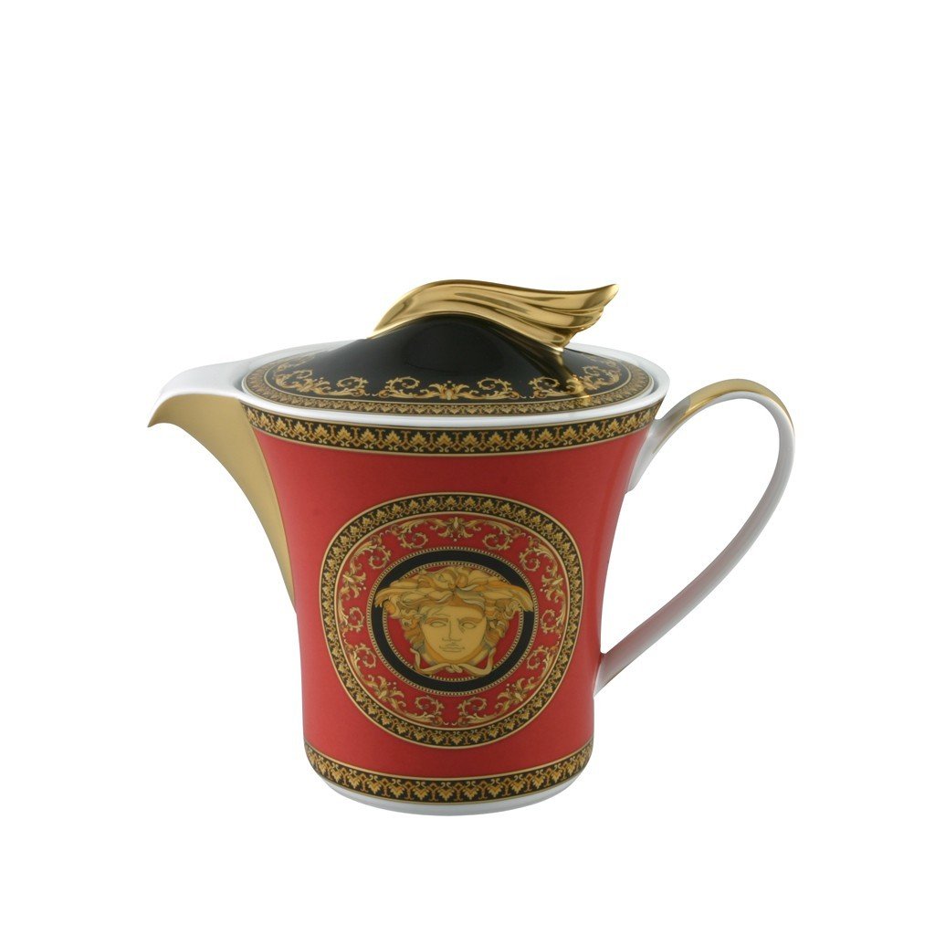 Versace Medusa Red Tea Pot 43 ounce 19300-409605-14230