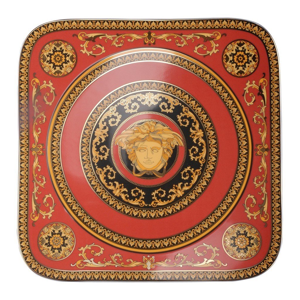 Versace Medusa Red Service Plate 13 inch 19750-409605-16263