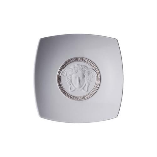 Versace Medusa Silver Candy Dish Porcelain 7 inch 14095-403611-25818