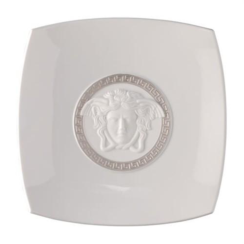 Versace Medusa Silver Candy Dish Porcelain 8.5 inch 14095-403611-25822