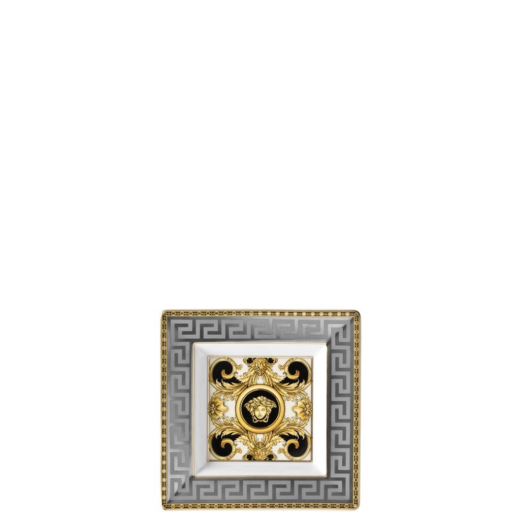 Versace Prestige Gala Tray Porcelain Square 5.5 inch 14085-403637-25814