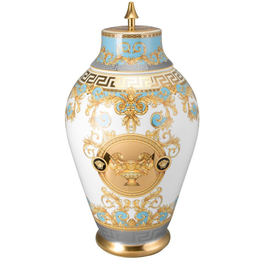 Versace Prestige Gala Vase with Lid 30 inch 14451-403638-26776
