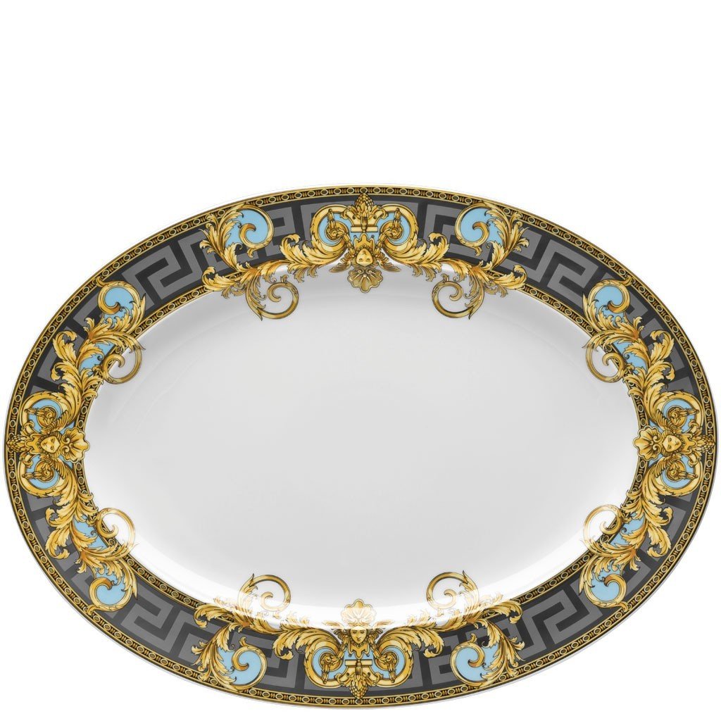 Versace Prestige Gala Le Bleu Platter 15.75 inch 19325-403638-12740